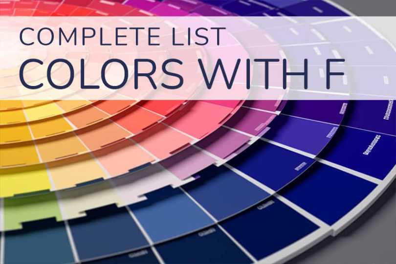 Colors that Start with F – From Facebook Blue to Fuchsia